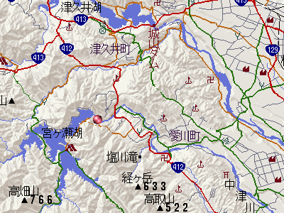 大沢の滝地図1