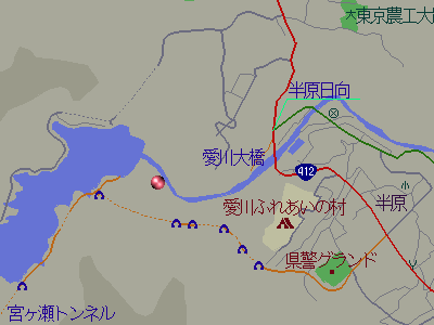 大沢の滝地図2